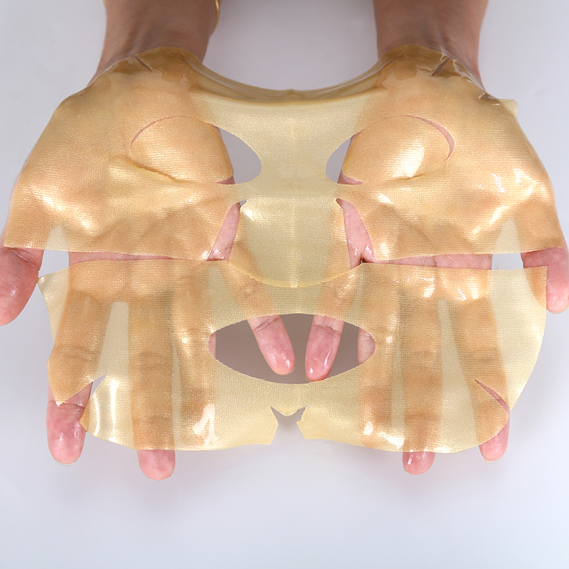 24k Gold Bio-Cloud Mask Deep Hydrating Hyaluronic Acid Hydrogel Jelly Mask Skin Collagen Face Sheet Mask - 23